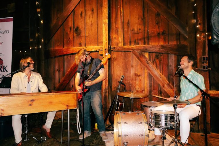Live music on stage at An Evening with Zac Clark and Friends